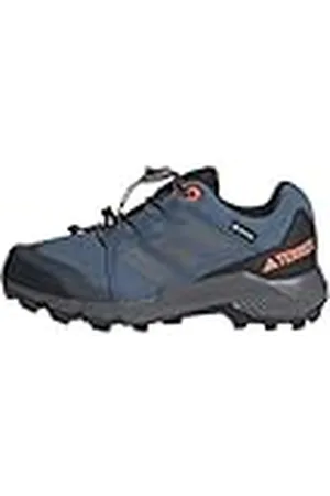 adidas Terrex Gore-Tex Hiking Shoes, Zapatos de Senderismo, Wonder Steel/Grey/Impact Orange, 30 EU