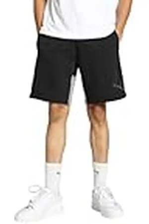 PUMA Pantalones Cortos Casuales Teamcup Punto, Hombre, Negro Black, XL