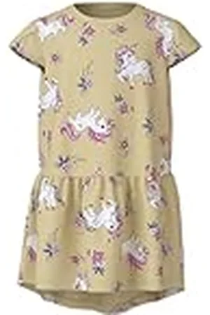 NAME IT NMFVIGGA CAPSL Dress F1 Noos, Vestido de Punto Niñas,