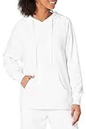 THE DROP Renee Sudadera Holgada de Forro Polar Lavado con Capucha para Mujer, , L