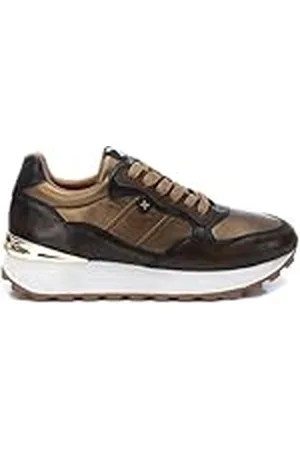 Xti Zapatilla Mujer Bronce - Calzado Cómodo y Versátil - Moda Casual - Modelo 14340701 (Talla 40)