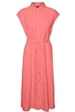 VERO MODA Vmmymilo SL Calf Camiseta Dress Wvn Ga Vestido, , XS para Mujer