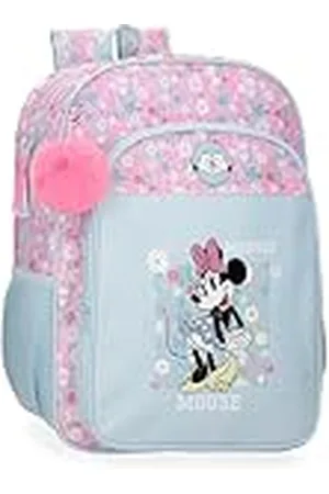 Disney Joumma Minnie Happy Mochila Adaptable Azul 30x40x13 cms Poliéster 15,6L