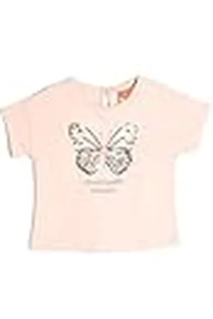 Koton Camiseta Butterfly Sequined Detail Manga Corta Cuello Redondo algodón, , 2-3 Años Babyboys