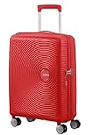 American Tourister Soundbox - Spinner S Expandible Hand Luggage, 55 cm, 41 L, Rojo (Red de Coral)