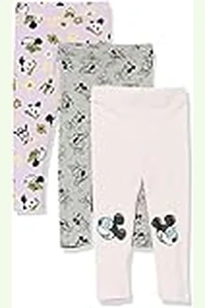 Amazon Disney | Marvel | Star Wars | Frozen | Princess Leggings Niña, Pack de 3, , 9 años