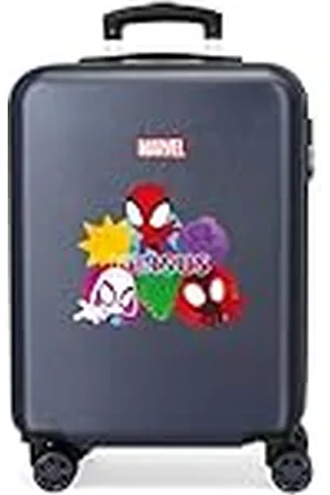 Marvel Joumma Spidey Versus Maleta de Cabina Azul 38x55x20 cms Rígida ABS Cierre de combinación Lateral 35L 2 kgs 4 Ruedas Dobles Equipaje Mano