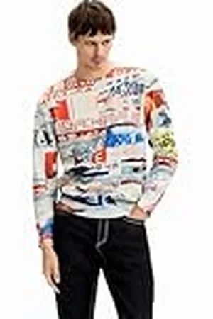 Desigual Jersey de Punto Plano para Hombre Sudadera, , L