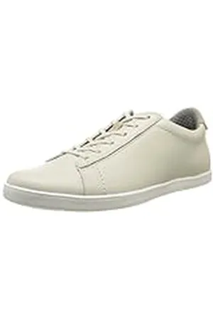 Clarks Tamus Slim 20357624 - Zapatillas de Cuero para Hombre, Color Blanco, Talla 41