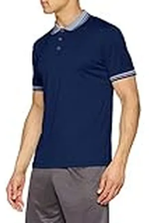 Wilson Polo deportivo de hombre, M Team Polo, Poliéster, Azul, Talla: XL, WRA765404
