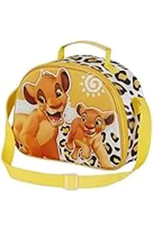 Disney El Rey León, Bolsa Portamerienda 3D, 25.5 x 20 cm