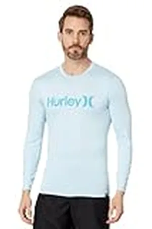Hurley OAO Quickdry Rashguard LS Camisa de protección de Sarpullido, , L para Hombre