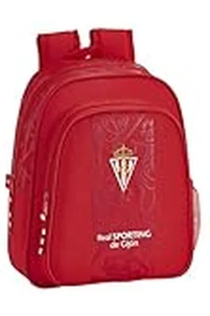 Safta Mochila Escolar Infantil de Real Sporting de Gijón Oficial, 270x100x330mm