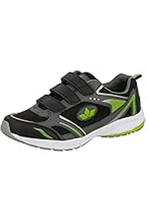 LICO Marvin V, Zapatillas para correr Hombre, Negro/Verde (Anthrazit Negro Lemon), 46 EU