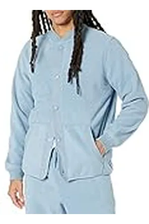 Amazon Chaqueta Bomber de Fibra Micropolar, poliéster Reciclado y Corte Recto, Disponible en Largos Especiales (Anteriormente Amazon Aware) Hombre, , L Alto
