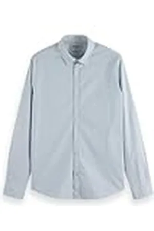 Scotch&Soda Seasonal Essentials Poplin Striped Shirt Camiseta, , XXL para Hombre