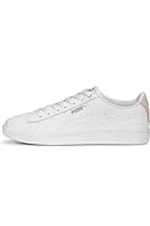 PUMA Vikky V3 Lthr, Zapatillas Mujer, Blanco Rose Dust Gold, 42.5 EU