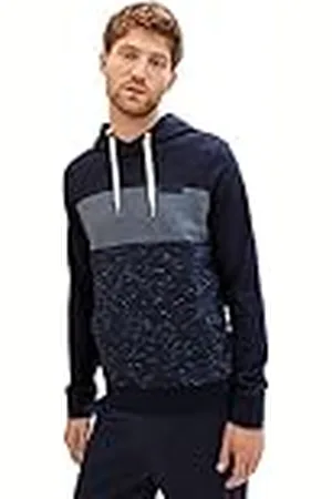 TOM TAILOR 1037834 Sudadera, 32438-Navy Soft Spacedye, XXL para Hombre