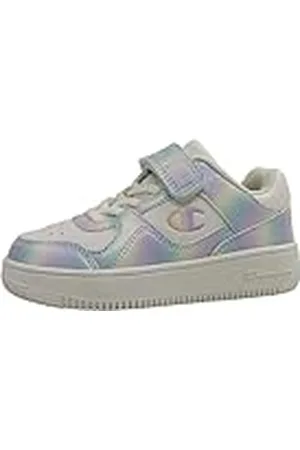 Champion RD18 Pearl G PS Low, Sneakers Niñas, Off White/Multicolore (WW002), 27.5 EU