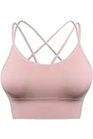 Sykooria Sujetador de Yoga Sujetador Deportivo para Mujer Sujetador de Entrenamiento Almohadillas Extraíbles Bra Deporte Sin Costuras para Gimnasio Yoga Bailar Corriendo Fitness