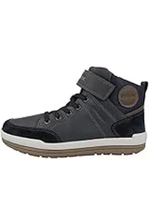 Geox J CHARZ BOY B ABX A, Sneakers para Niños, NAVY/LT BROWN, 33 EU