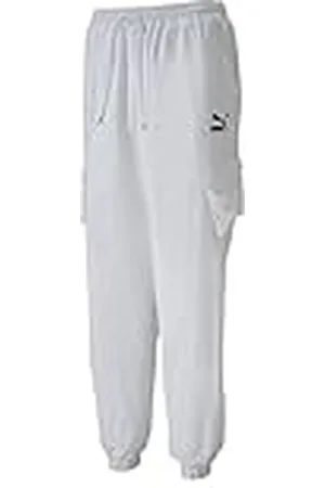 PUMA Classics Utility Pants Pantalon, Mujer, White, S