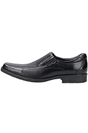 Hush Puppies Brody, Zapatos para Uniformes de Escuela Hombre, Black, 43 EU