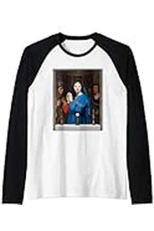 RelaxArtWorld Adorando la anfitriona de Jean Auguste Dominique Ingres (1866) Camiseta Manga Raglan