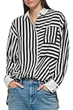Karl Lagerfeld Soft Long Sleeve Stripe Everyday Fashion Sport Blouse Blusas, , S para Mujer
