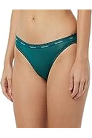 Calvin Klein Mujer Braguita tipo bikini tejido elástico, Atlantic Deep, XS