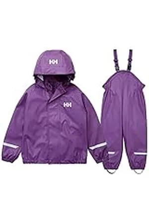 Helly Hansen K Bergen 2.0 Pu Rainset, Pantalones De Senderismo Unisex Niños, Violeta (Purple), Talla Única