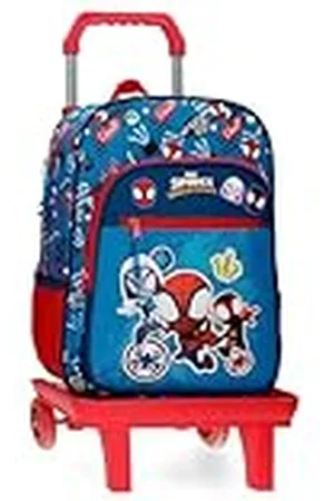 Marvel Go Webs go Mochila Escolar con Carro 30x38x12 cms Poliéster 13,68L