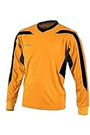 Mitre Kids Frequency Football Match Day Shirt - Amb/Blk Small