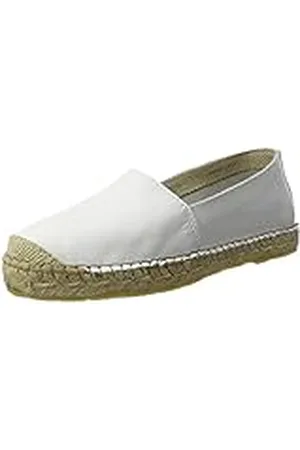SELECTED Sfmarley New Leather Espadrilles, Alpargatas Mujer, (White), 38 EU