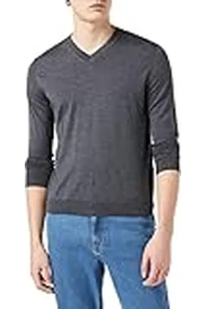 Falke Camiseta de Manga Larga con Cuello de Pico para Hombre, Unzutreffend, Hombre, Color , tamaño Medium