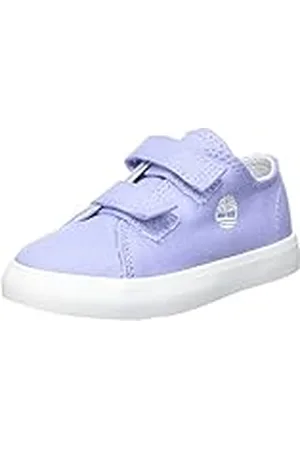 Timberland Newport Bay Canvas 2 Strap Ox (Youth), Sneaker Low Top Unisex niños, Azul (Light Blue Canvas), 32 EU