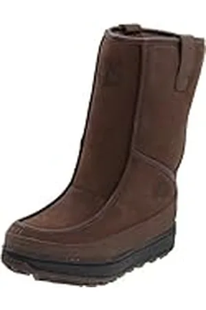 Timberland Mukluk WP Pullon Brown NB Mukluk Pull-On Boot (C)- K - Botas de Cuero Nobuck para niña, Color marrón, Talla 40