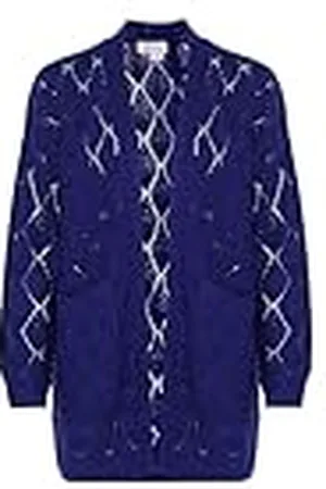 IZIA Mujer Mango Sencillo, Bolsillos Gruesos, Cárdigan con Cuello en V Talla XL/XXL Jersey
