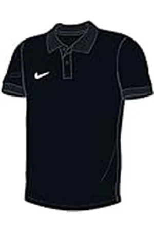 Nike TS Boys Core Polo, Niños, Negro/Blanco, L