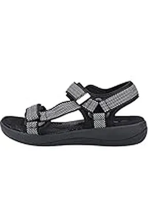 Hush Puppies Sara Sandal, Sandalias para Pescador Mujer, Black, 38 EU