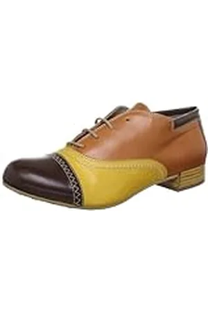 Accatino 850166 - Zapatos de Cordones de Cuero para Mujer, Color Multicolor, Talla 37.5