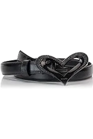 Pinko Love Heart H2 Belt Cuero Vintage Cinturón, , M para Mujer