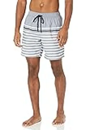 Amazon Bañador de Secado Rápido de 18 Cm - colores interrumpidos Hombre, , S