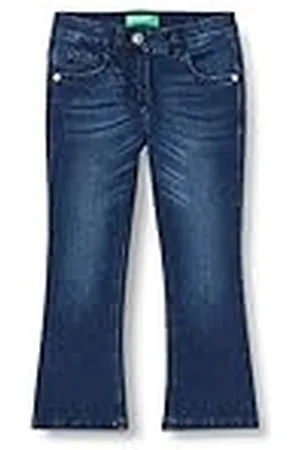 Benetton (Z6ERJ) Pantalone Jeans, BLU 901, XXL para Niñas