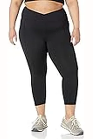 Amazon Leggings capri con detalle cruzado en la cintura Build Your Own Studio Sculpt (Previamente Core 10) Mujer, , XS