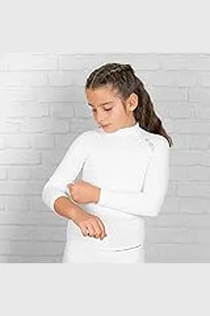Ho soccer Camiseta térmica niño Manga Larga Blanca Performance