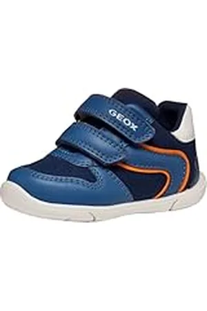 Geox B ZAPITO Boy A, Zapatillas, Avio/Orange, 26 EU