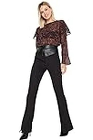 Trendyol Woman Flare Pants Pantalones, , 64 para Mujer