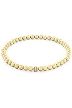 Tommy Hilfiger Jewelry Pulsera con cuentas para Mujer Colección de Acero inoxidable, amarillo o rosado