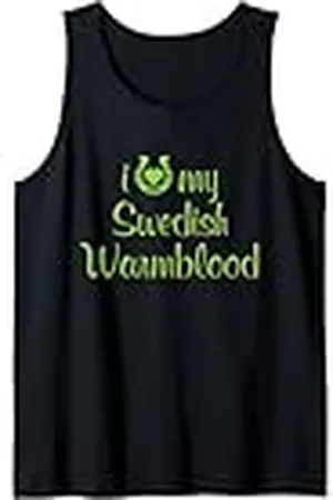 Hip Entrenador de espectáculos ecuestres «I Love My Swedish Warmblood Horse» Camiseta sin Mangas
